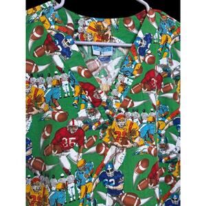 Vintage 90s Y2K Texas Uniform Classics Football All Over Print USA Sz: 3XL E7